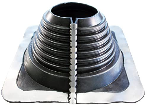 MASTER FLASH Dachdurchdringung zum Schutz Gegen das Eindringen von Wasser Rohrmanschette Dachdurchführung Rohrdurchführung Dichtungsflansch für Blechdachdeckungen Epdm No. 5 101-203mm
