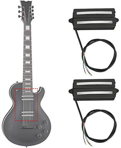 Pastillas de guitarra eléctrica, doble riel, 7 cuerdas, 5 núcleos, pastillas Humbucker, accesorios para instrumentos musicales