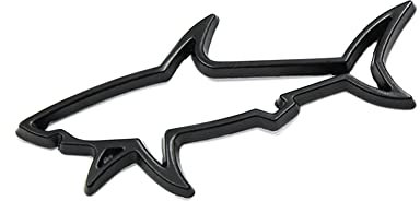 A ABSOPRO Hai Muster Selbstklebende Dekorative Aufkleber 3D Aufkleber Schwarz