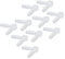 10Pcs Elbow Hose Barb Plastic Fitting Elbow Hose Barb Plastic Fitting 90 Degree Elbow Hose Barb Plastic Equal Barbed Joint (6mm)