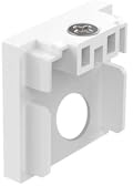 IDEAL LUX Ego Endkappe Low mit Loch WH Lampe 282671