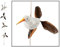 Windspiel ┼ 4er Vogel-Girlande 120cm ┼ drehbare Schwänze