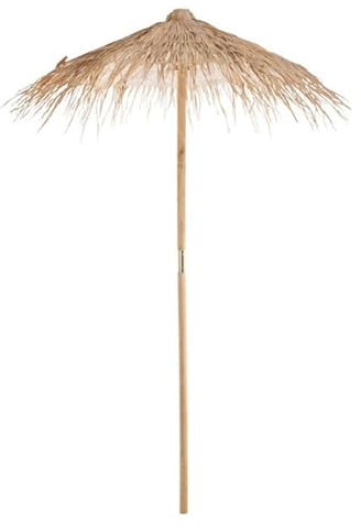 Paris Prix - Parasol En Bois paille 270cm Naturel