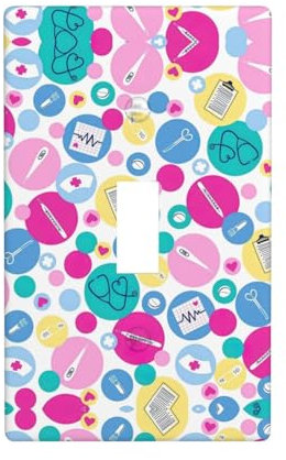 Jolie housse d'interrupteur à bascule pour cuisine, chambre à coucher