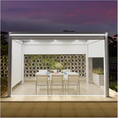 EdfYHSL Dustproof Partition Transparent Curtain For Greenhouse,balcony,gazebo,transparent Waterproof Roller Blinds Transparent Roller Shades(1.2x2m)