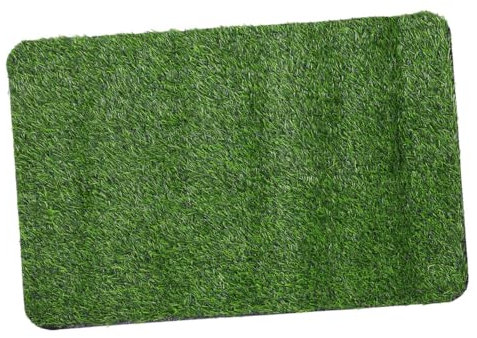 PHENOFICE Kunstrasen-Teppich für den Außenbereich Fußmatte realistischer Kunstrasen leicht zu schneiden für den Hundebereich zu Hause Kinderspielplatz schwarzes Frühlingsgras