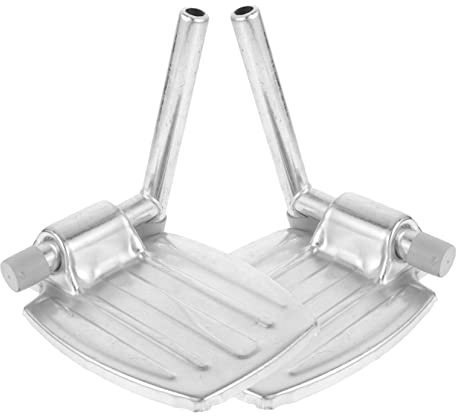 Gogogmee Ensemble De Repose-pieds Pour Fauteuil 2 Pièces Coussinets De Rechange Pour Jambes Assemblage Simple Pour Les Patients Âgés