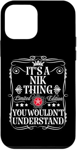 Hülle für iPhone 12 mini Nik Name It's A Nik Thing You Wouldn't Understand