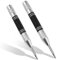 2 Pack Spring Loaded Centre Punch Automatic Centre Punchs Heavy Duty Autopunch Auto Center Hole Maker Adjustable Tension One-Handed Tool for Metal Glass Wood Wall