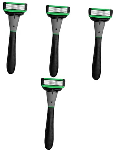 Healeved 4 Sätze Rasierer Entferner Körperpflege Menschenlandschaft Schermaschinen Gel Rand razor messerscharfer multifunktionswerkzeug multi werkzeug Klinge zum Rasieren Rasiermesser Gummi