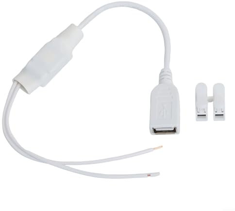 Adaptador USB de CA 220 V a CC 5 V, transformador de fuente de alimentación para cámara de vigilancia WiFi, monitor, eficiente convertidor de energía con protección contra sobrecalentamiento, cable de