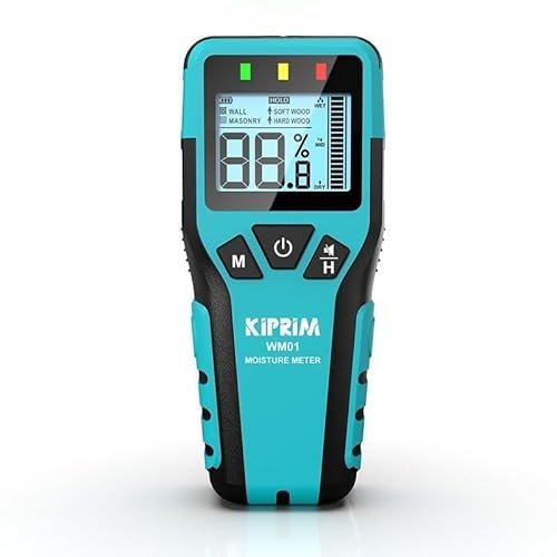 Misuratore di umidità Misuratore di umidità del legno induttivo Igrometro Rilevatore di umidità del legno senza contatto Tester di umidità senza perni non distruttivo(WM11)