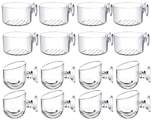 Cenei Acrylic Aquatic Plant Pot Transparent Acrylic Aquatic Plant Pot Kit Aquarium Decoration 2 Shapes