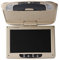KUNFINE 9 Pouce Moniteur monté sur Le Toit de la Voiture écran de Plafond Automatique véhicule vidéo HD Rabattable Lecteur multimédia aérien Beige