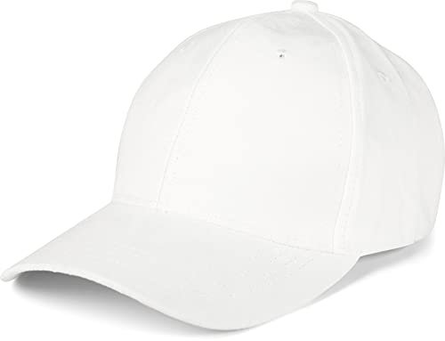 styleBREAKER 6-Panel Cap in Veloursleder Optik, Wildleder Optik, Baseball Cap, verstellbar, Unisex 04023049, Farbe:Weiß