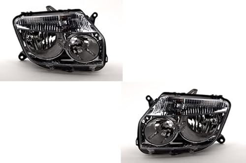 Johns, Scheinwerfer Satz passend für Dacia Duster Scheinwerfer 04/10-12/13 H7/H1 Set links & rechts