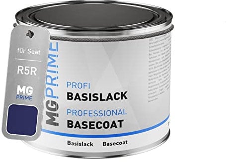 MG PRIME Peinture voiture pot en litre pour Seat R5R Blueberry base 0,5 litre 500ml