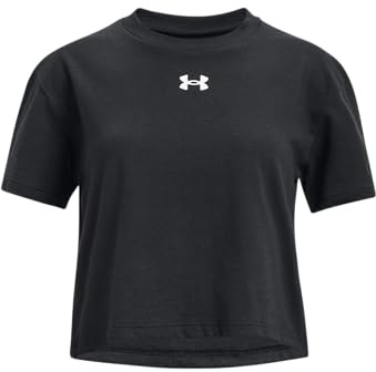 Under Armour Mädchen Ua Crop Sportstyle Logo Ss T-Shirt