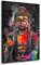 Kunstgestalten24 Aludibond Bild Buddha Pop Art Wandbild Kunstdruck Raumdekoration