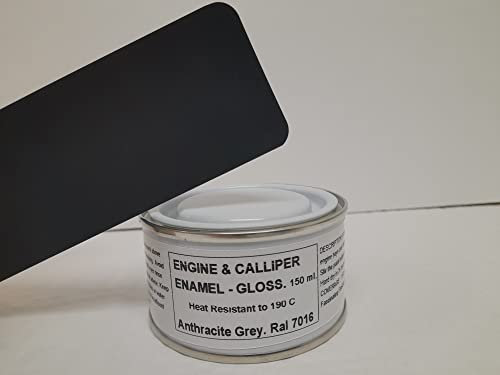 1 x 150ml Anthracite Grey Heat Resistant Gloss Brake Caliper & Engine Paint