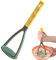 Potato Masher with Non-slip Handle Plastic Garlic Press Manual Fruit Vegetable Baby Food Masher for Cooking Kitchen Gadget