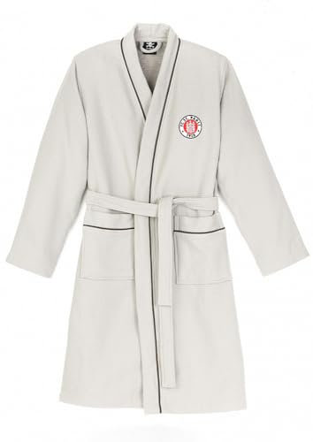 FC St. Pauli - Logo - Bademantel creme (Creme, M/L)