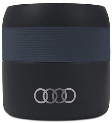 Audi 3292200600 Lunchbox Snackbox Edelstahl, schwarz