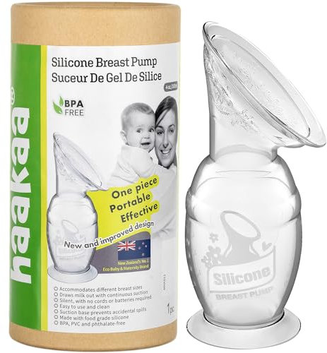 haakaa Gen.2 Manual Breast Pump 100ml/4oz - Innovative Suction Base Desigh