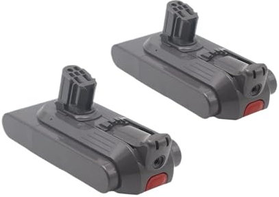 WYTRVC La più Recente Batteria da 25,2 V 6000 mAh, Compatibile con Dyson V12 Detect Slim (SV20, SV30, SV35, SV46) L'aspirapolvere Senza Fili Sostituzione Ad Alte Prestazioni(2pcs)