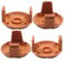 4 Pcs Spool for Worx String Trimmer WA0010 Replacement for WG151 5 WG160 2 WG175 Models