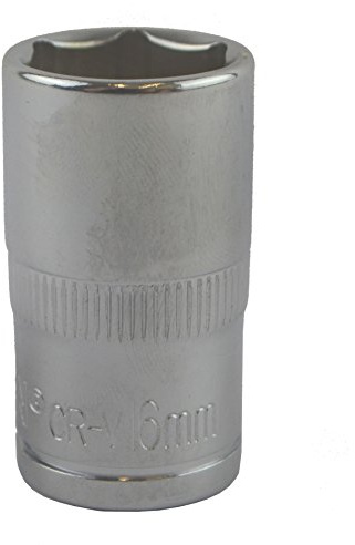 AB Tools 16mm 1/2 Drive Shallow Metric Socket Single Hex / 6 Sided Bergen