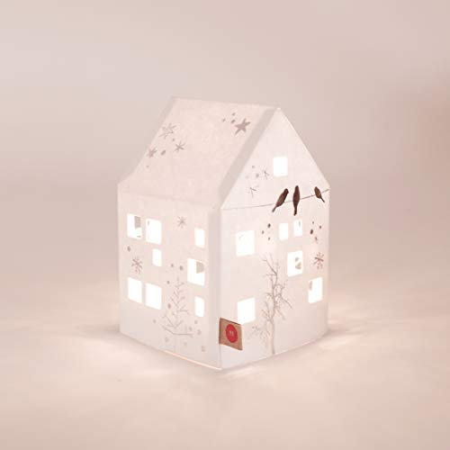 Good old Friends Kleines Winter Lichthaus Vogel