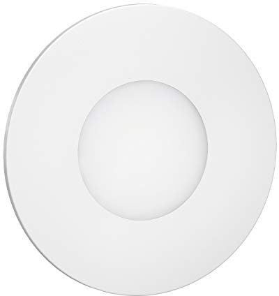 ledscom.de LED Treppenlicht/Wandeinbauleuchte FEX für innen und außen, rund, 85mm Ø, warmweiß