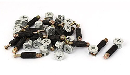 Aexit 13mm Dia 35mm long excentrique Meuble vis raccord liaison 20 sets (37e9b7f5ac176c4e7892f04135fc5c50)