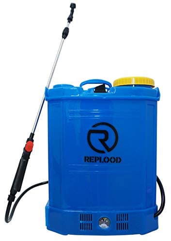 REPLOOD Pompa Irroratrice Spalleggiata a Batteria 16 Litri Peso 5Kg Irroratore