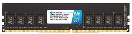 Astra-Gear 4GB(1x4GB) 2666Mhz DDR4 Unbuffered Non-ECC U-DIMM aggiornamento per Desktop Memoria Ram 1.2V CL19 288-Pin (AND19S4G26S)
