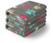 Luciphia 1 Packung mit 3 Decken, flauschige Premium-Fleece-Haustierdecke, Flanell, Pfotenabdruck, Überwurf für Hund und Katze (groß, 104 x 78 cm, Grau)
