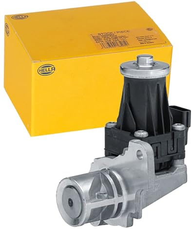 HELLA 6NU 014 864-691 AGR-Ventil - elektrisch - 5-polig - mit Dichtungen | Kompatibel mit: NISSAN JUKE, JUKE Van, NOTE, NV200 / EVALIA Bus, NV200 Kasten, QASHQAI II SUV, RENAULT CLIO IV