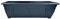 ANGIX Black Venetian Window Box Trough Planter For Garden Plants and Flowers | Weather Resistant, Easy To Use And Ideal For Both Indoor and Outdoor Use (60cm)
