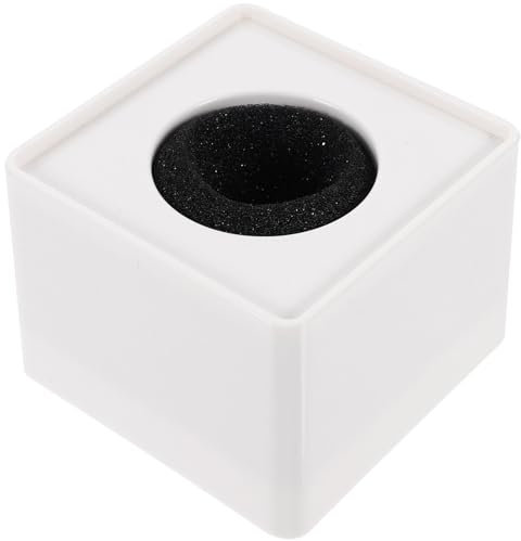 Soportes De Micrófono De Cubo: Estación De De Micrófono Abs Moldeo A Presión Entrevista Micrófono Micrófono Insignia Estación
