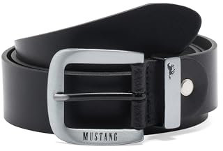 MUSTANG Leather Belt W100 Black