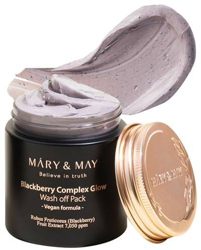 MARY & MAY Blackberry Complex Glow Wash Off Pack (125 g)