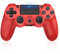 Gamrombo Controller für PS4 Wireless Red Gamepad Kompatibel mit PS4 Pro/Slim/PC mit Dual Vibration/Turbo/3,5 mm Audio Jack/Wake/No Latency Buttons/Touch Pad