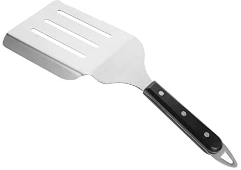 Cabilock Pfannenwender Steak Braten Schälen Steak-bratschale Fischflossenspatel Metallspatel Fisch Spachtel Küche Lebensmittel Turner Bratpfanne Schaber Käse Pizza Rostfreier Stahl