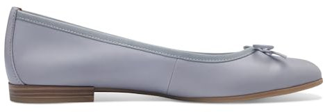Tamaris Damen Klassische Ballerinas, Frauen Flats,Abendschuhe,Slip-ons,klassisch elegant,Ballerinen,Pumps,Halbschuhe,Slipper,Light Blue,37 EU