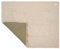 Koeka Laufstalldecke - Laufgittereinlage Für Viereckige Laufgitter - Spieldecke - Krabbeldecke - Amsterdam - Aus Baumwolle - Abwaschbar - Grün/Beige - 75X95 Cm