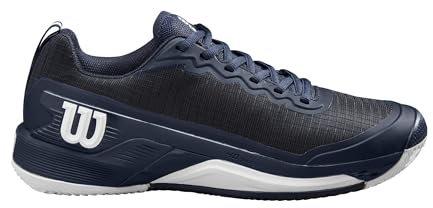 Wilson Men's Rush Pro 4.5 Clay Tennis Shoes, Navy Blazer/Navy Blazer/White, 11.5 UK