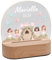 Bärenfreunde® - Personalisiertes Nachtlicht für Babys - Individuelle Nachttischlampe für Kinder - Personalisierte Geschenke Kinder - Babygeschenk - Geschenk zur Geburt (Feen Vögel)