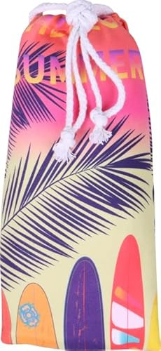 Capelli New York - Mikrofaser Badetuch - Summer & Surf - Yellow Combo