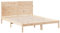 vidaXL Massivholzbett, Holzbett mit Kopfteil Lattenrost, Doppelbett für Schlafzimmer, Bett Bettgestell, Modern, 160x220cm Massivholz Kiefer